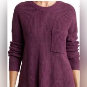 Madewell Thompson Pocket Ribbed Crewneck Sweater Office